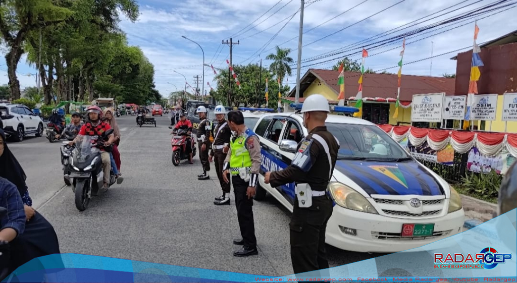 Polresta Deli Serdang Gelar Patroli Skala Besar Pasca Aksi Unjuk rasa
